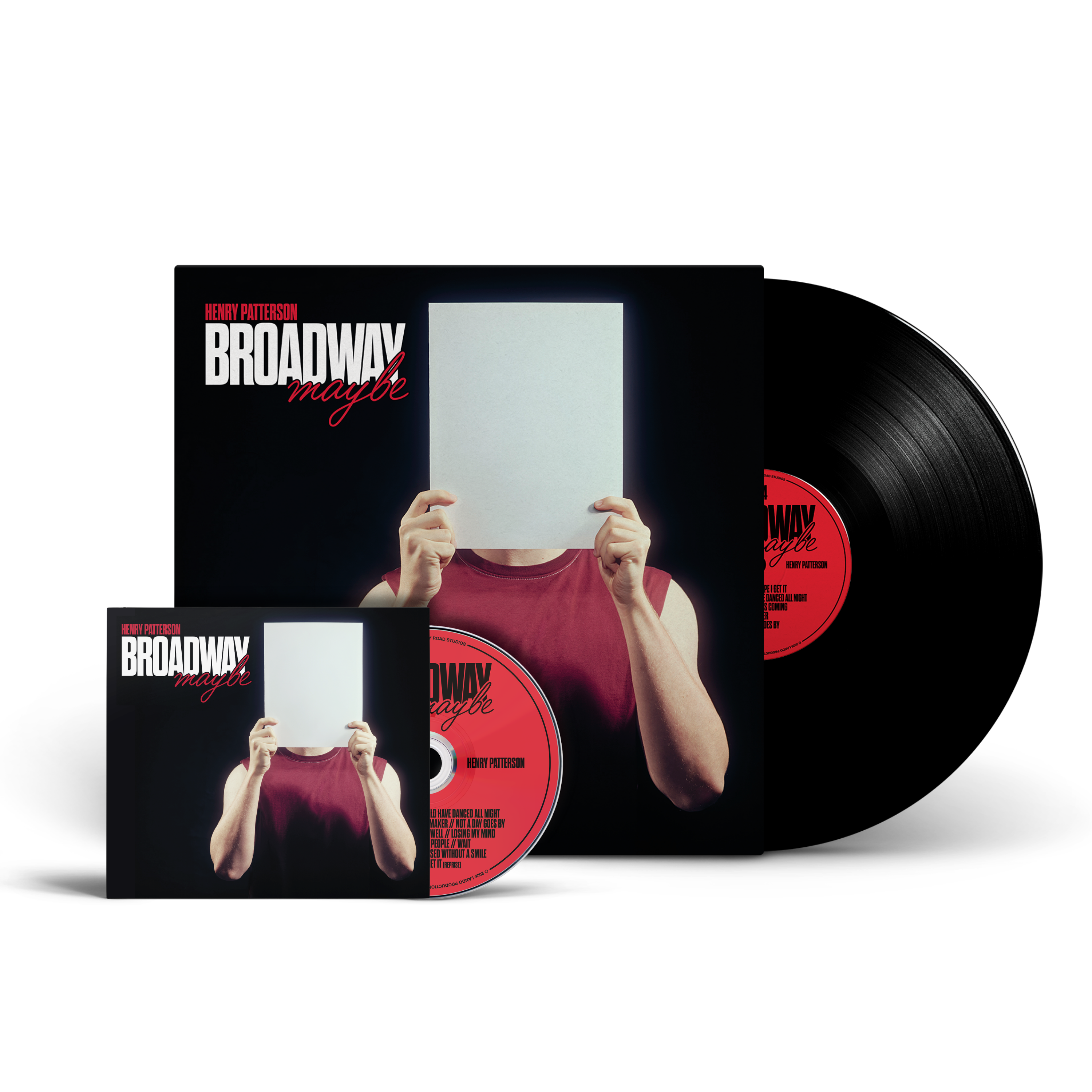 (SIGNED) BROADWAY MAYBE | CD & Vinyl Bundle
